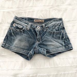 Big Star Women's Jean Shorts Sweet Ultra Low Rise 27